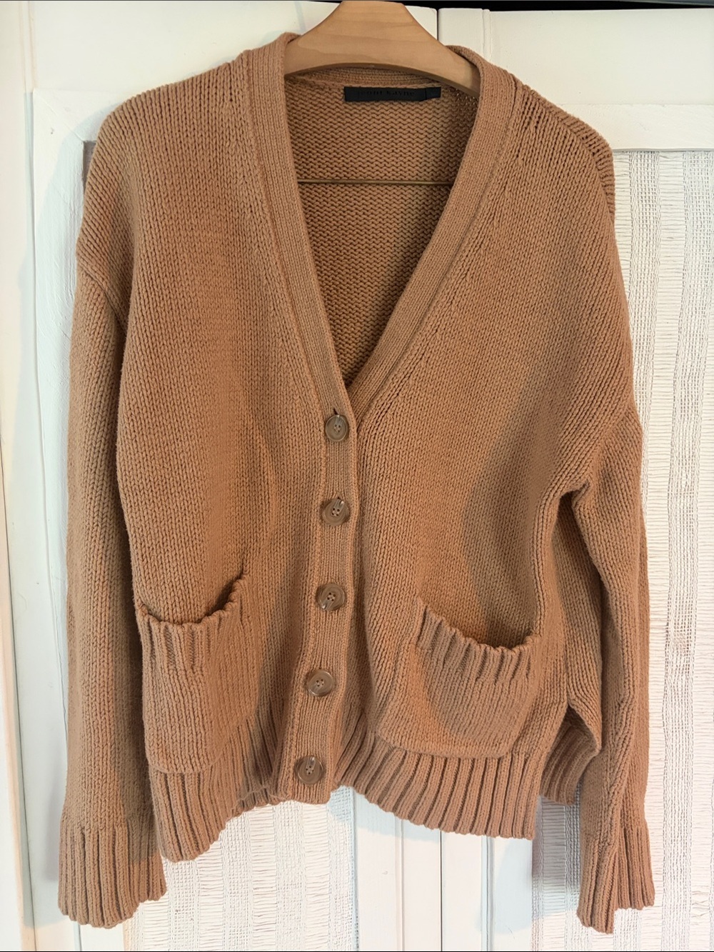 Jenni Kayne Cody Cotton Cardigan brown size XS